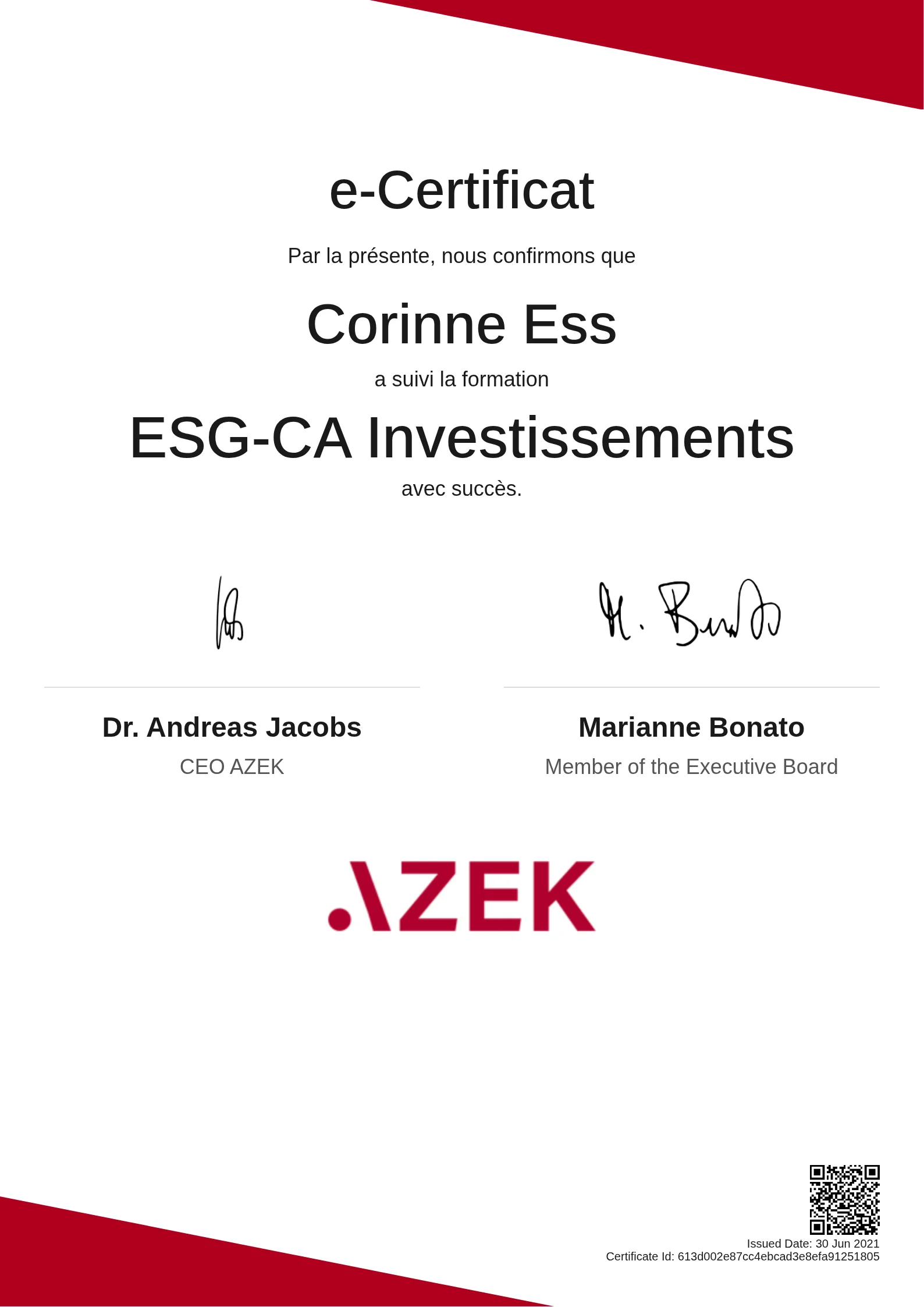 Corinne Ess | ESG-CA Investissements